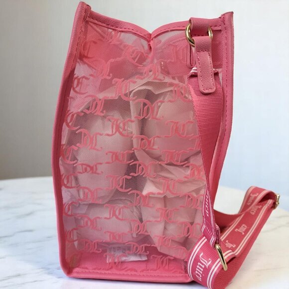 Juicy Couture Juicy Gelato Pink Lemonade Square Tote NWT - Picture 5 of 9